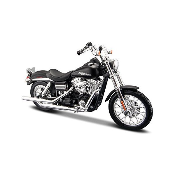 2006 Harley Davidson Dyna Street Bob [Maisto 34360-34]， Schwarz， 1:18 Die Cast 並行輸入品