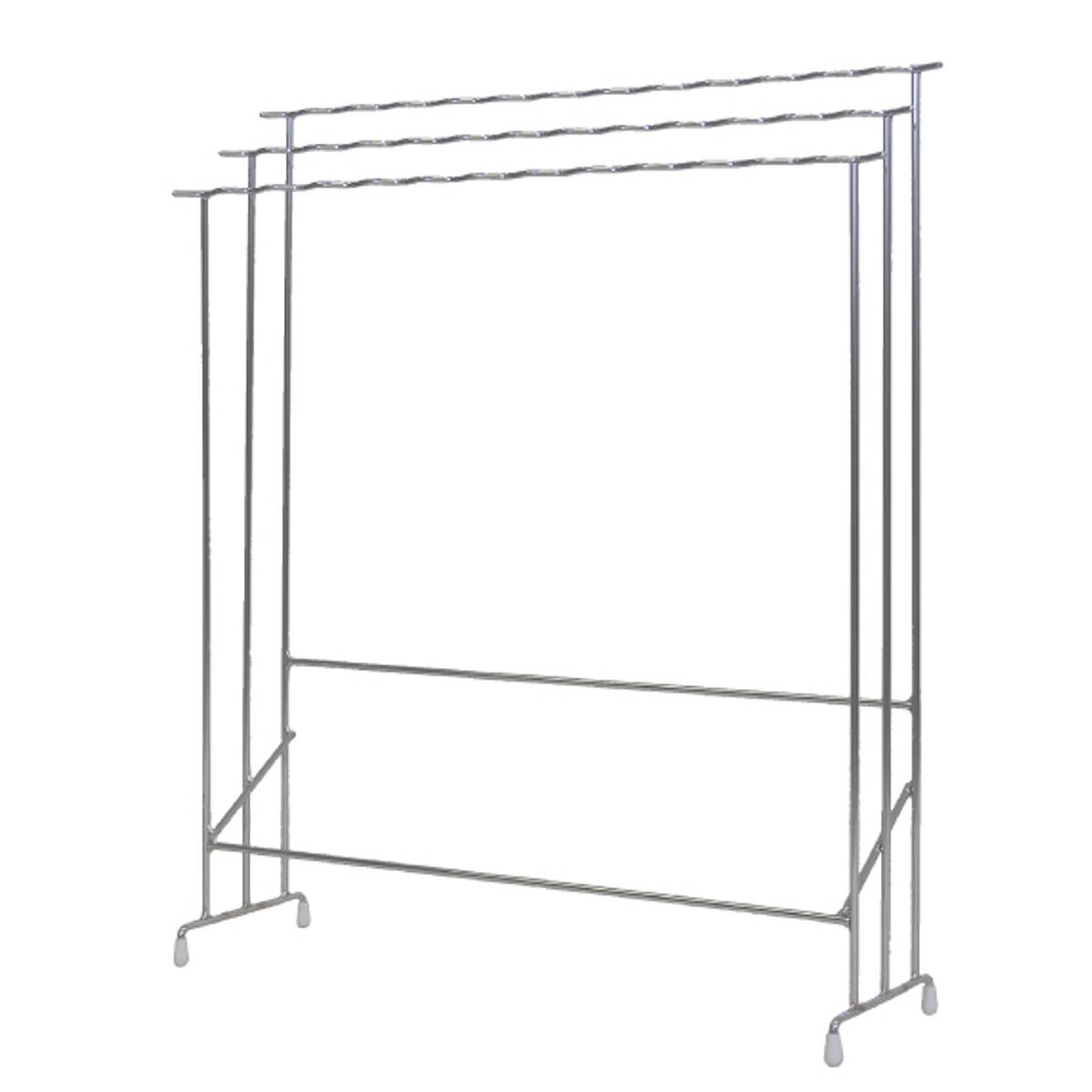 室内物干し NAMI ステンレス バスタオルハンガー 3連 タオルハンガー バスタオル掛け 3段 波状 ステンレス製 日本製 タオルスタンド バスタオル ハンガー 波型 洗濯用品 風通し