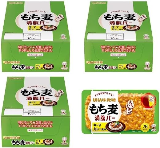 ［SHOPクーポン発行中！］【公式】もち麦満腹バー キーマカレー風味 30袋 もち麦満腹バー もち麦 置き換え 間食 レトルト パックごはん