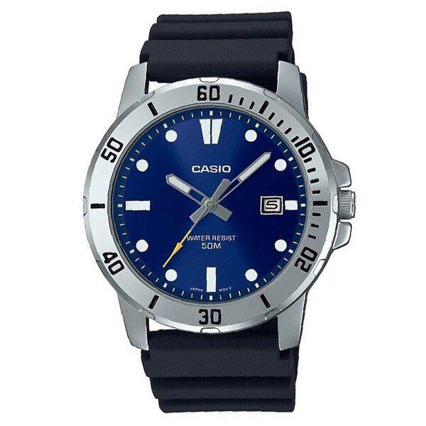 男性ウレタン腕時計 MTP-VD01-2E