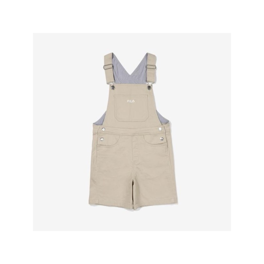 [FILA KIDS] オーバーオールショートパンツ (FK2PTF1102F_SAD) Q0ZFK2PTF1102FSAD