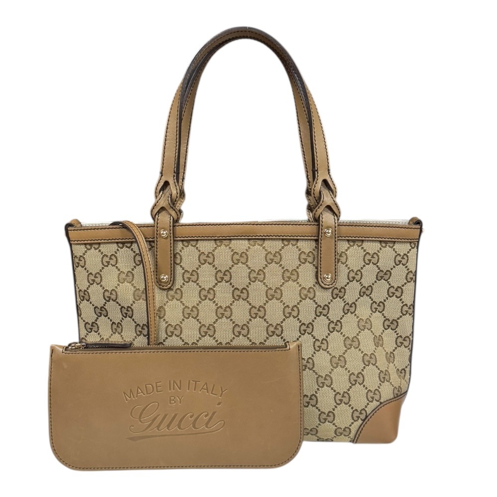 グッチ GGキャンバス ハンドバッグ GGキャンバス 269878 ベージュ GUCCI 中古 56,760円