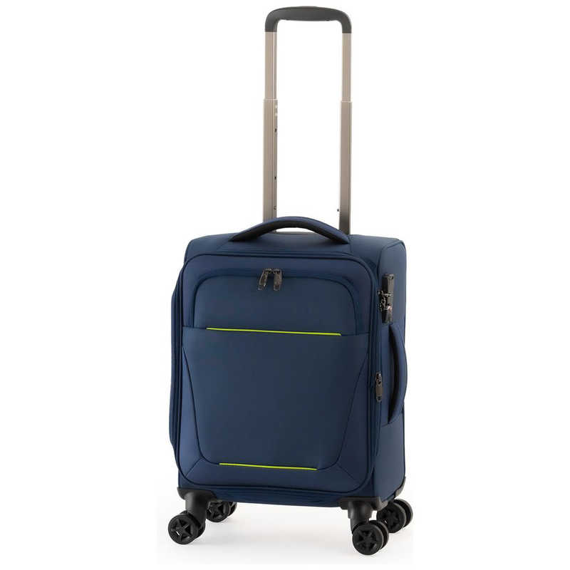 A.L.I　スーツケース ジッパータイプ 宿泊目安：1～3日間 35L 拡張可能 ダブルキャスター TRIPLAYER ネイビー　ALP-7120-18