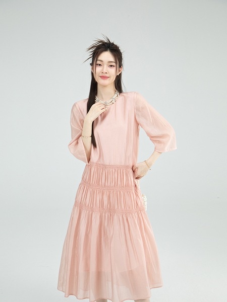 リエール 【To the Cloud】リヨセル繊維重工業マルチレイヤーワンピース LYR284 9,445円