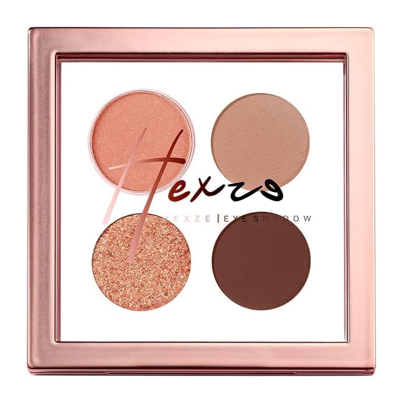 HEXZE 4色アイシャドウ アイシャドウパレット 星雲4色アイシャドウF06フォグスターダスト