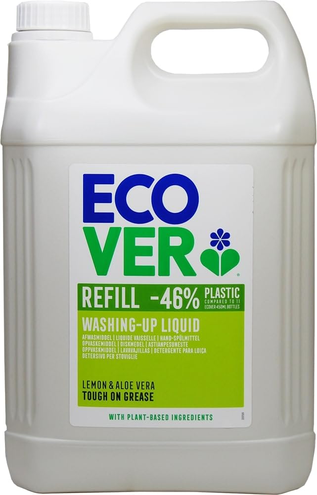 【全国送料無料】 ECOVER(エコベール) 食器用洗剤 レモン 大容量 5000ml