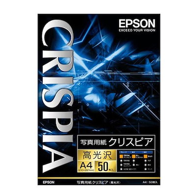 他サイト： エプソン　EPSON　写真用紙クリスピア高光沢　KA450SCKRの商品画像