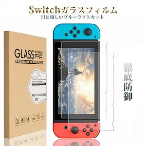 Nintendo Switch lite ブルーライトカット 液晶 保護 フィルム 任天堂 強化ガラス ライト ガラスフィルム