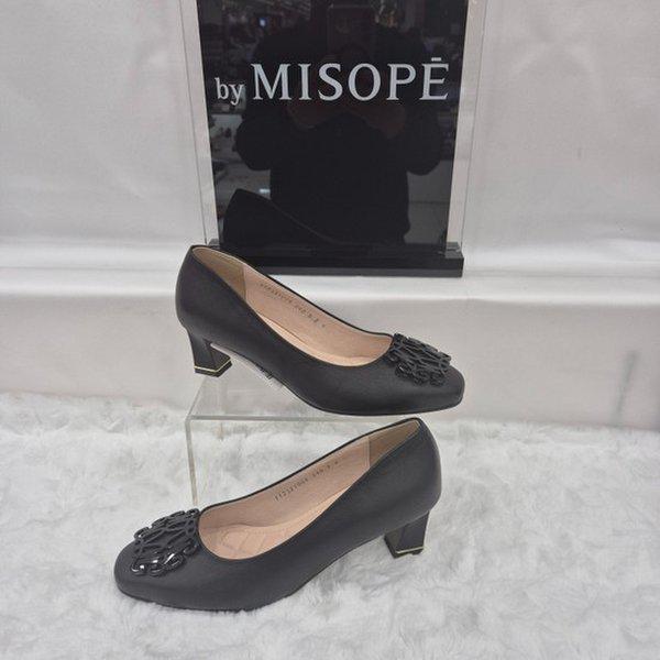 By 女性 モダン装飾パンプス 112HT331ST008 BLACK 1 JJ