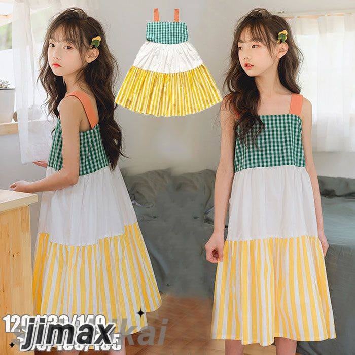 子供服 キッズ 女の子 ノースリーブ ワンピース 袖なし サマーサンドレス 女の子 ジュニア ワンピース フォーマル ドレス 夏用 キッズ 可愛い 海外旅行　ビーチ 発表会 ドレス ジュニア ワンピー