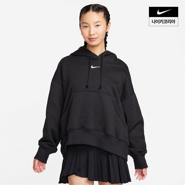 Tシャツ 女性 フェニックス フリース オーバーサイズ プルオーバー フーディ DQ5859-010