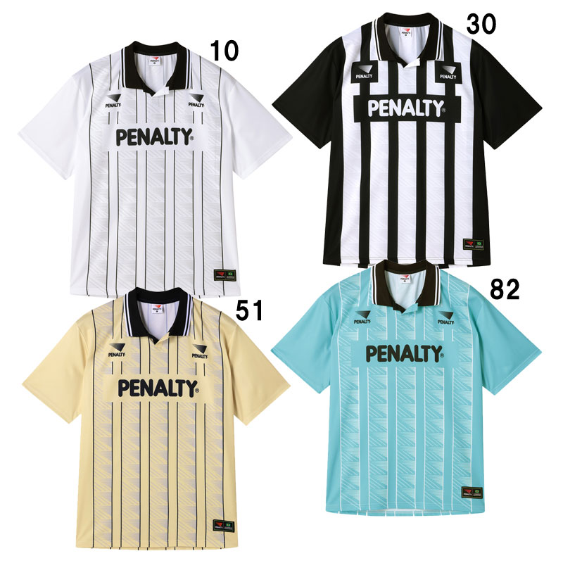 ペナルティ penalty ヘリテージ 半袖 GOLA シャツ サッカー フットサル ウェア プラクティスシャツ プラシャツ 26SS (PUS6028)