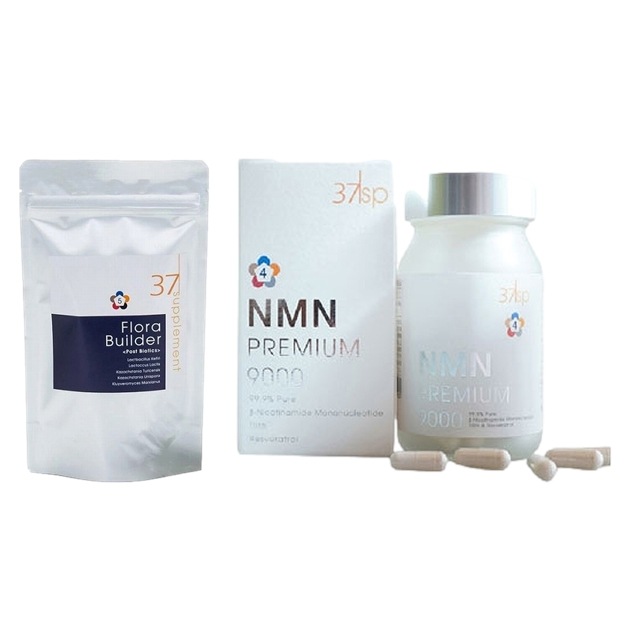 37℃ フローラビルダー プラス 60粒 とNMNプレミア9000 60粒+90粒