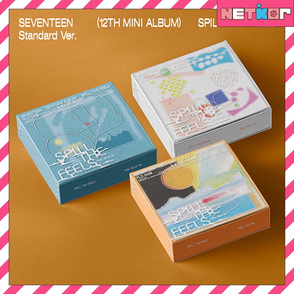 Standard Ver 3種セット SEVENTEEN 12th Mini Album SPILL THE FEELS 韓国チャート反映 当店特典 セブンティーン