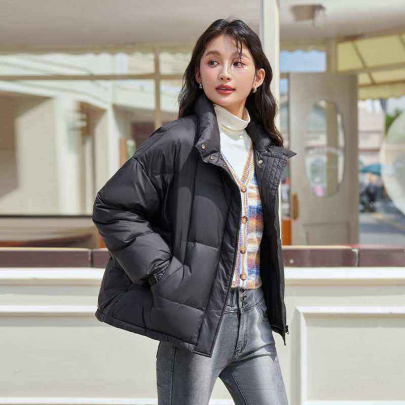 ダウンジャケット スリム カジュアル ダウンコート 厚手 冬 レディース