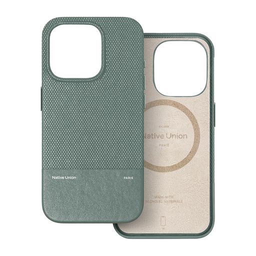 NATIVE UNION (RE)CLASSIC CASE 3.0 内蔵マグネット付きMAGSAFE対応 耐久性とリサイクル素材 テクスチャーデザイン 最大1.8Mの落下保護を備えた超耐久性でIPHO