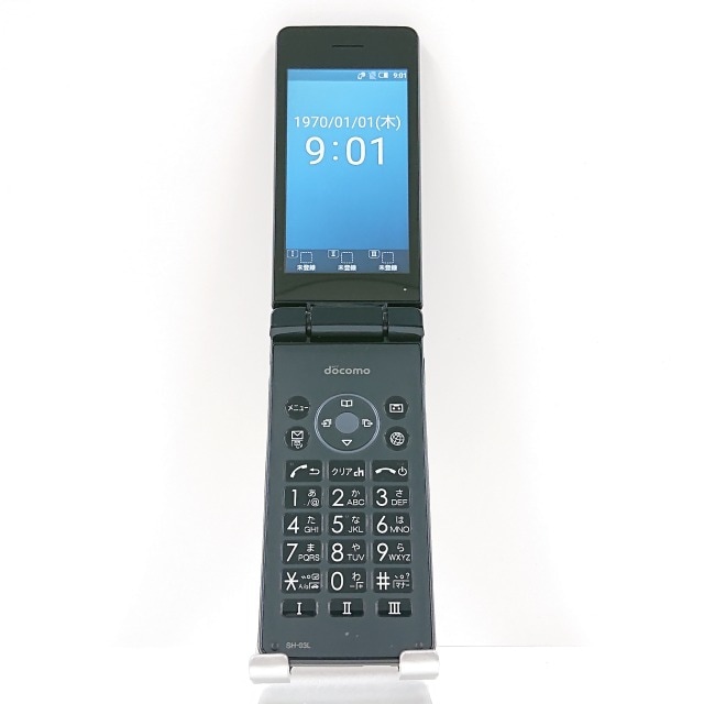 AQUOSカメラレスケータイ  SH-03L ドコモ ブラック 送料無料 本体 c08462 【中古】
