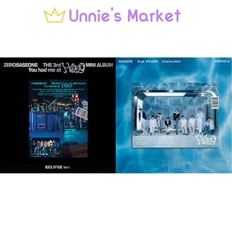 [SET] ZEROBASEONE - You had me at HELLO (ECLIPSE ver./SUNSHOWER ver.) + Free Photocard 1EA(fan-made)