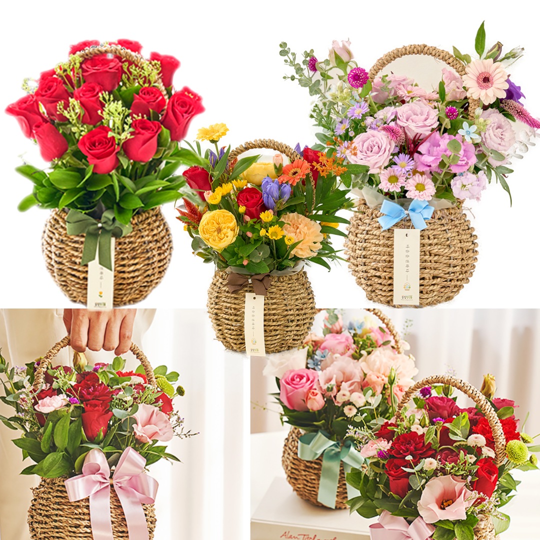 韓国花配達代行サービス 当日配達 お祝い誕生日など 開店 卒業入学 長寿 結婚 出産 花キューピットのクイックフラワーギフト