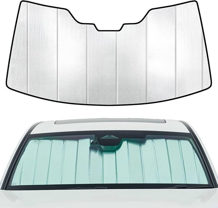 フーディ新型ヴェゼル フロントサンシェード VEZEL RV系 2021年4月～ 車種専用 車用サンシェード 折りたたみ収納 フロントガラス シェードカーテン 遮光 遮熱 (シルバー)