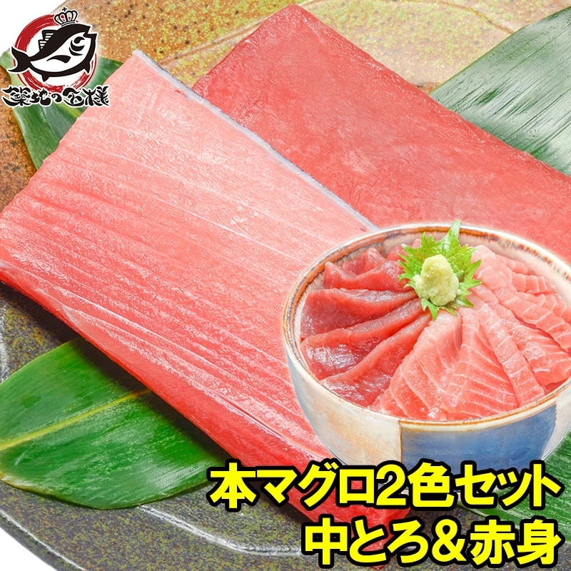 本マグロ 本まぐろ 中トロ 200g 赤身 200g セット 築地の王様ブランドまぐろ 通が唸る本マグロの真髄赤身と人気1番中トロを極める 本鮪 鮪 まぐろ クロマグロ 刺身 寿司 海鮮丼 冷凍