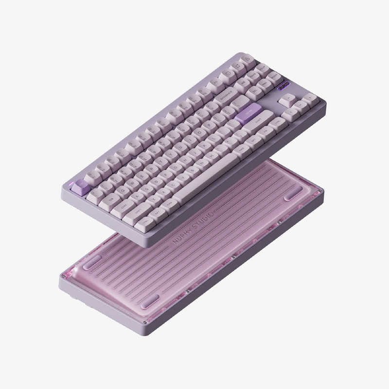 NUPHY　(ベースのみ)キーボード Gem80 US配列用(ベアボーン(スイッチ・キーキャップなし)) ［有線・ワイヤレス /Bluetooth・USB］ Airy Lilac　g803kl 27,645円