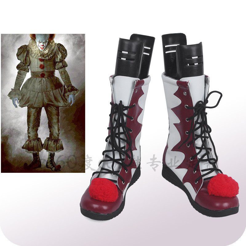 期間限定値!下!げ (大量) ピエロ回魂ペニワイズ万聖ホラーピエロcos靴コスプレ靴
