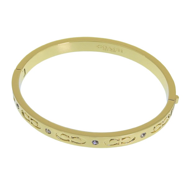 コーチ アクセサリー レディース ブレスレット バングル アウトレット ゴールド KSSNG C HNGD BNG CX686GLD COACH