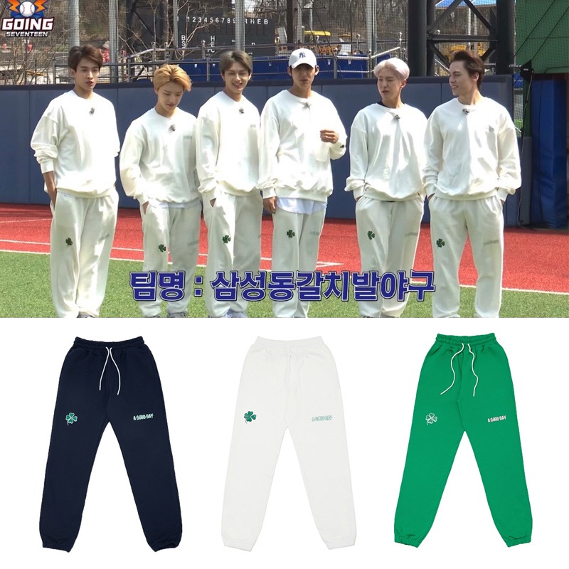 FLOVER TRAINING PANTS (IVORY, NAVY, GREEN)