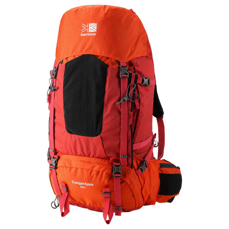 KARRIMOR　アウトドア用 リュックサック CougarApex 60＋ [60L＋/K.Orange/大容量モデル(テント泊(2～3泊)・長期縦走向け]　5010910930