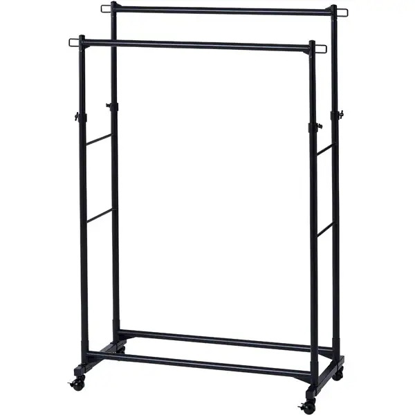 スタイルハンガーハード ダブルタイプ ブラック PI-H2R