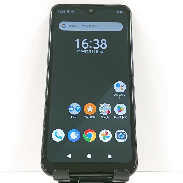 arrows We FCG01 au ブラック 送料無料 本体 c17161 【中古】