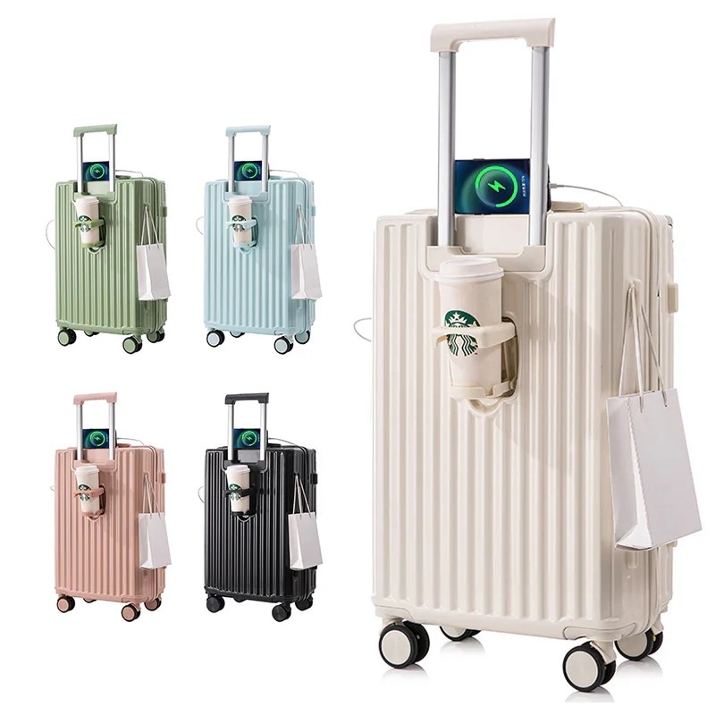 キャリーケース スーツケース USB充電可能 丈夫で長持ちする 短途旅行 修学 出張 軽量 可愛い 静音