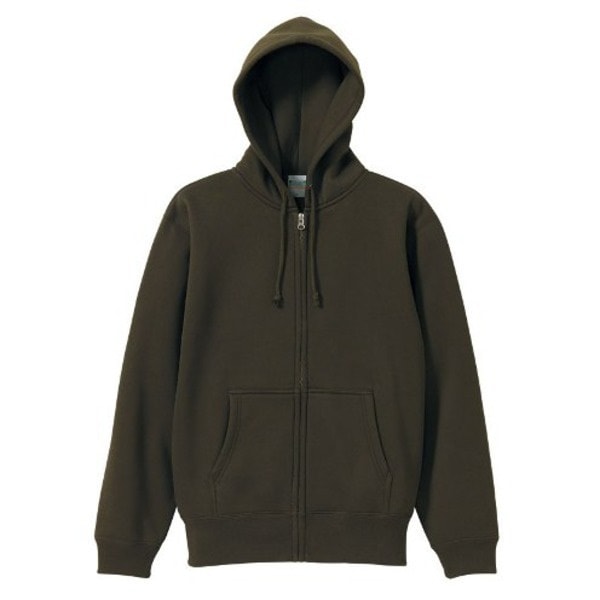 肌触りにこだわった「裏起毛」フルジップパーカー CB5620 オリーブ Mサイズ