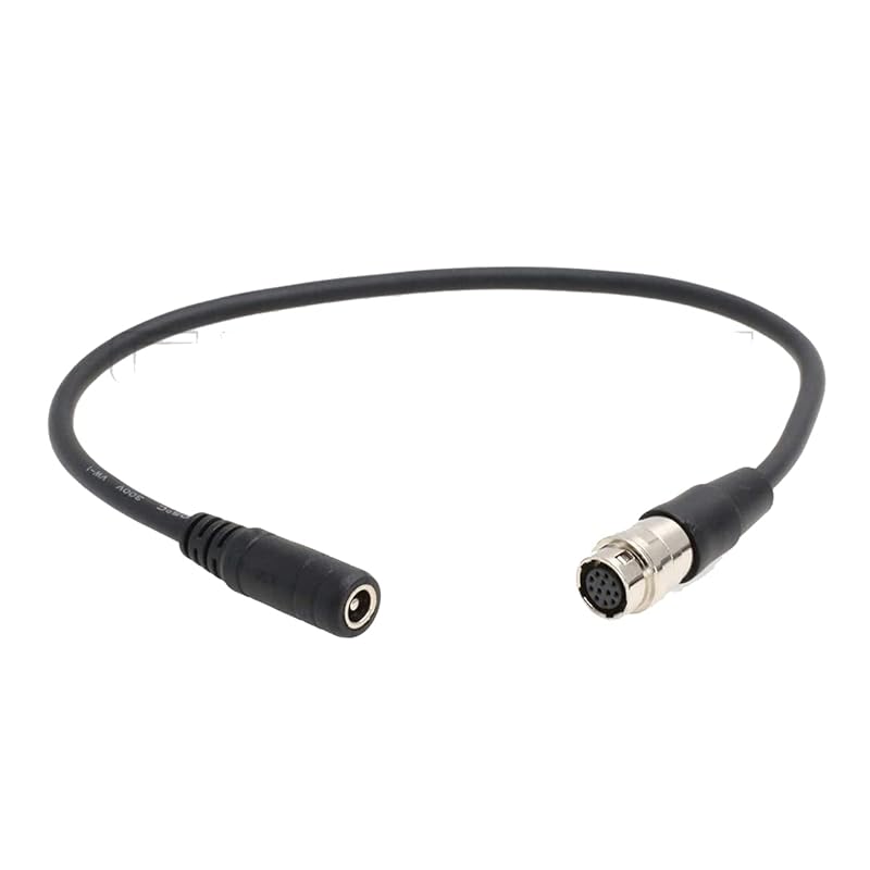 SZRMCC DC 5.5x2.1mm 12V12ピン広瀬電源ケーブル（Canon Fujinon Nikon B4 2/3 