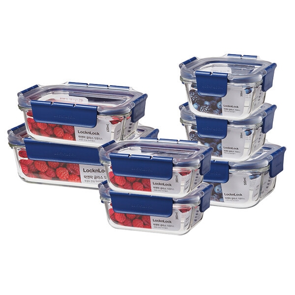 耐熱性/ガラス製食品容器/混合物/密閉容器/セット