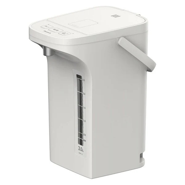 WMR-30 WH アッシュホワイト 電気ポット (電動給湯式 早沸きタイプ) 3.0L
