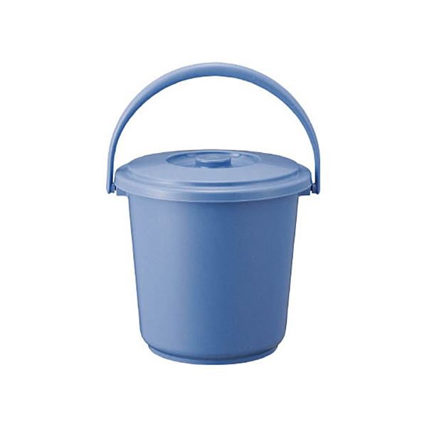 （まとめ）TRUSCO PPバケツ（本体のみ）ブルー 13L TPPB-13 1個（フタ別売）10セット