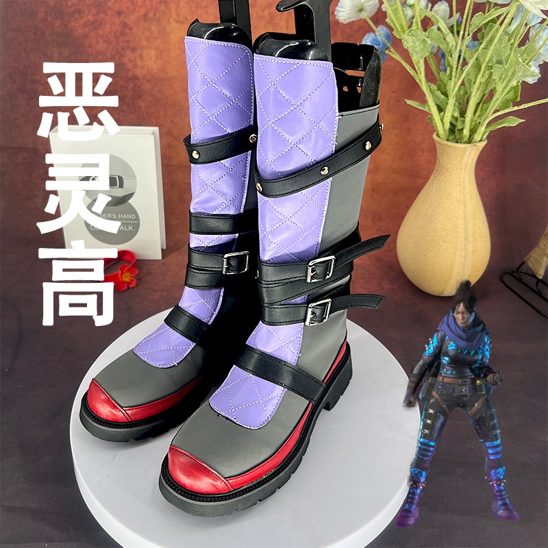 エイペックスヒーロー 悪のハイシューズ少女ロリ二次元アニメ展示ゲーム応援公演レディースブーツ