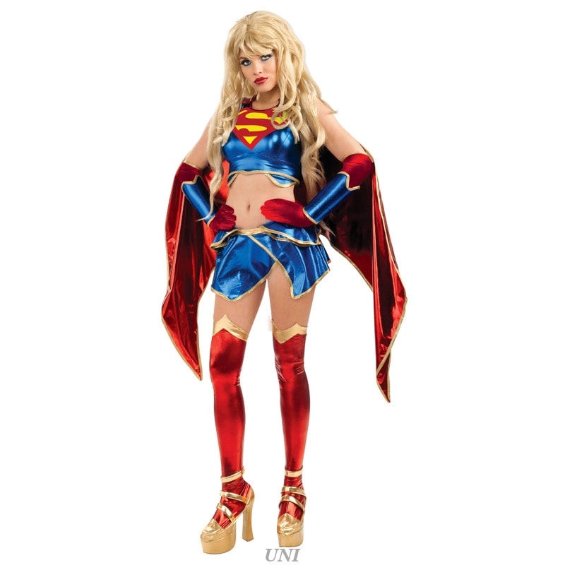コスプレ 仮装 アメリカンコミック・スーパーガール M 【 コスプレ 衣装 ハロウィン 仮装 コスチューム アメコミ 大人用 DCコミック 映画キャラクター スーパーマン パーティーグッズ 余興 スー