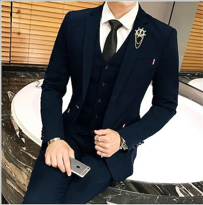 デザインセンス セットハンサム カジュアル 結婚式 フォーマルウェアトレンド 韓国語 スリム スーツ