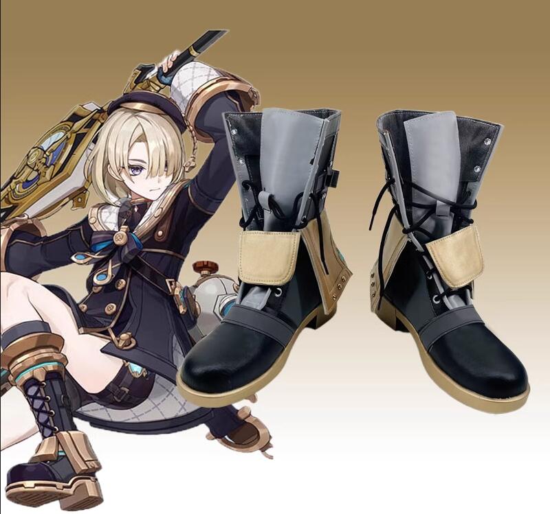 道具小物 Genshin 原神 ブーツ シューズ cos靴 コスプレ靴 コスチューム げんしん 仮装 変装期間限定30％ フレミネ Freminetパーティーイベント用品コスプレ変装仮装