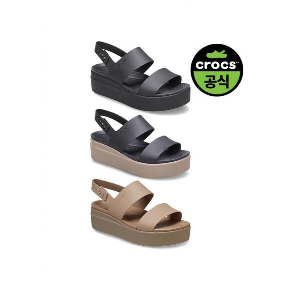 クロックス レディース BROOKLYN LOW WEDGE 3種より選択(25SWSD206453)