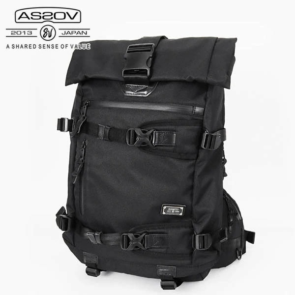 リュックサック コーデュラ DOBBY 305D ROLL BACK PACK メンズ ビジネスリュック ビジネスバッグ 061401 ブラック ブランド [正規取扱店]