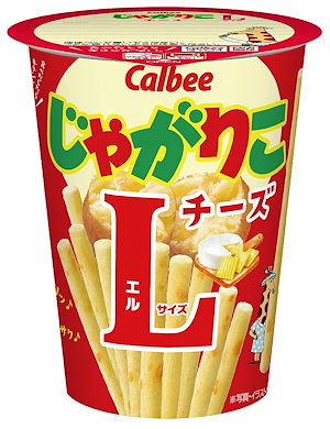 [じゃがりこ] カルビー じゃがりこチーズLサイズ 66g×12個