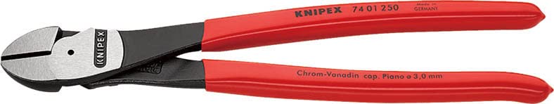 クニペックス KNIPEX 7401-250 強力型斜ニッパー(硬線用) (SB)