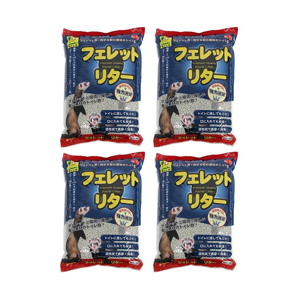 高評価！ 三晃商会 フェレットリター7L X4袋 トイレ砂 おから トイレ用品・トイレ砂