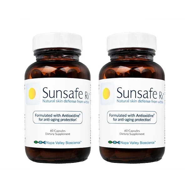 サンセーフRx 60錠 2本 SunsafeRx 海外発送 ヤマト国際便