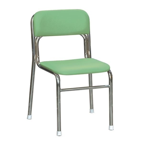 軽量 スタッキングチェア 5脚セット グリーンクロムメッキ 幅45cm 重さ4.5kg 日本製 防汚仕様 スチール リブラ チェア