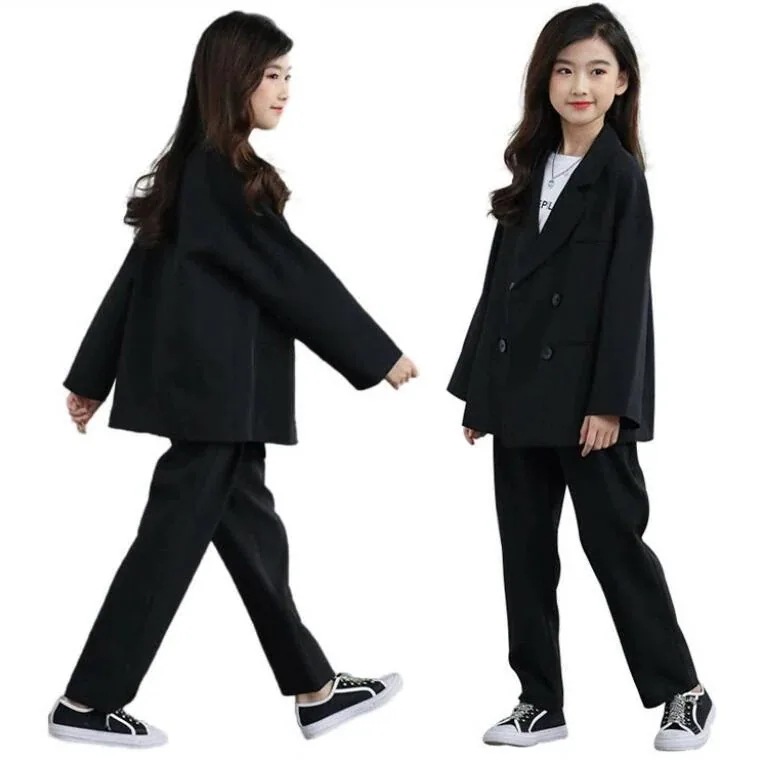 【新作セール】セール おしゃれ 卒業式 女の子スーツ お揃い 卒業式スーツ 女の子 6年生 パンツスーツ 韓国風 卒業式 小学校女子 卒業式 スーツ 子供スーツ おしゃれ フォーマルスーツ 卒業式